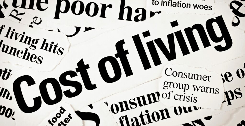 cost of living newspaper